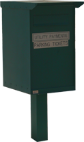 Green mailbox for bill payments