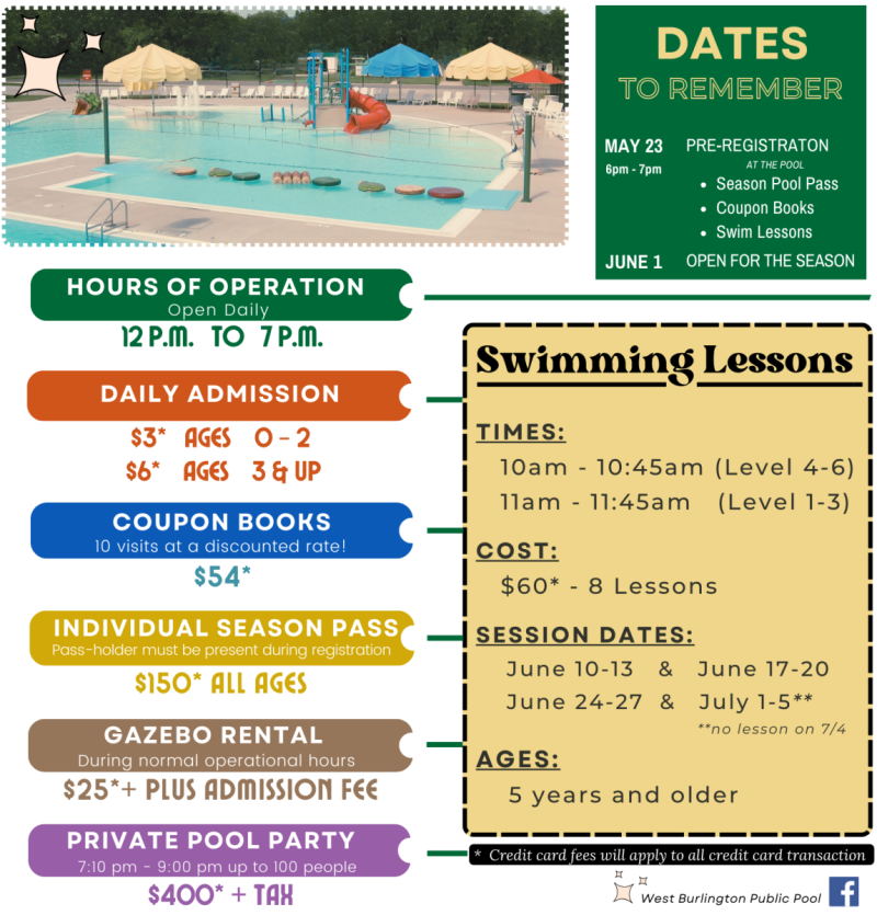 West Burlington Swimming Pool